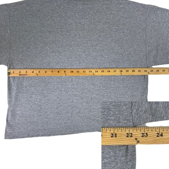 L.A.Sport Short Sleeve Gray Crew Neck Crop Top Flowers One Size Fits Most - Picture 5 of 8